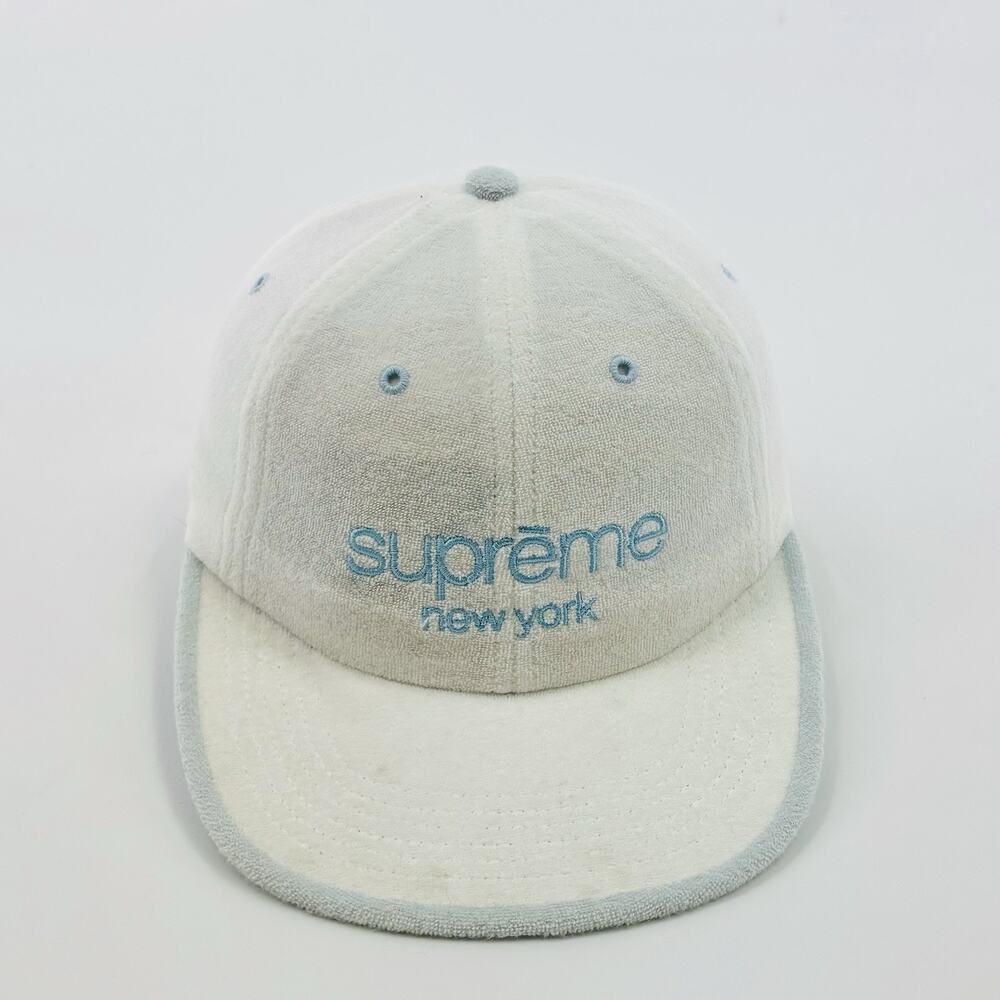 Supreme New York White and Blue Cap